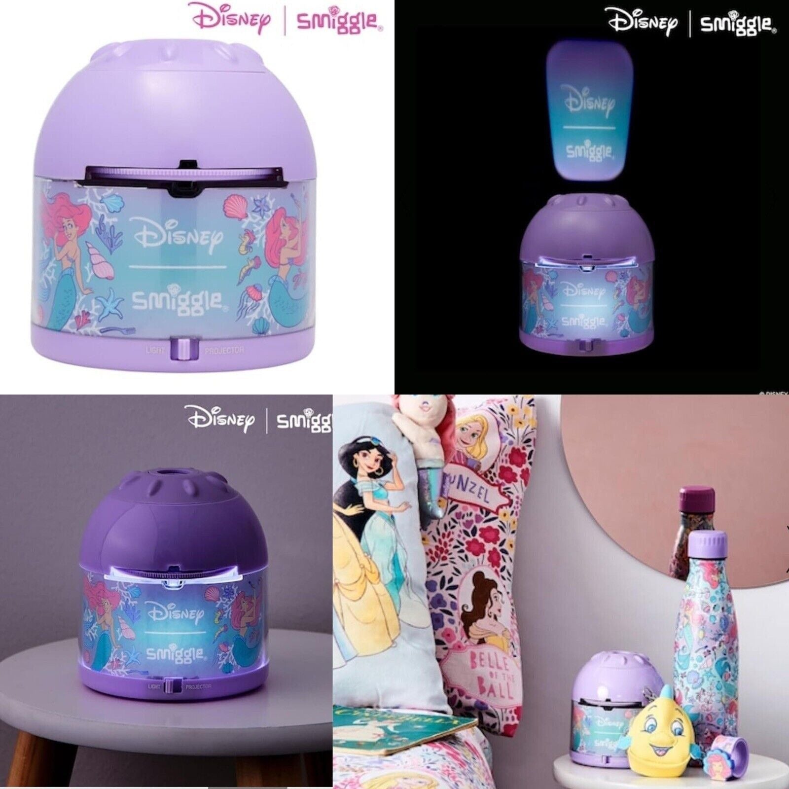 Smiggle - Disney Princess Ariel Light Projector