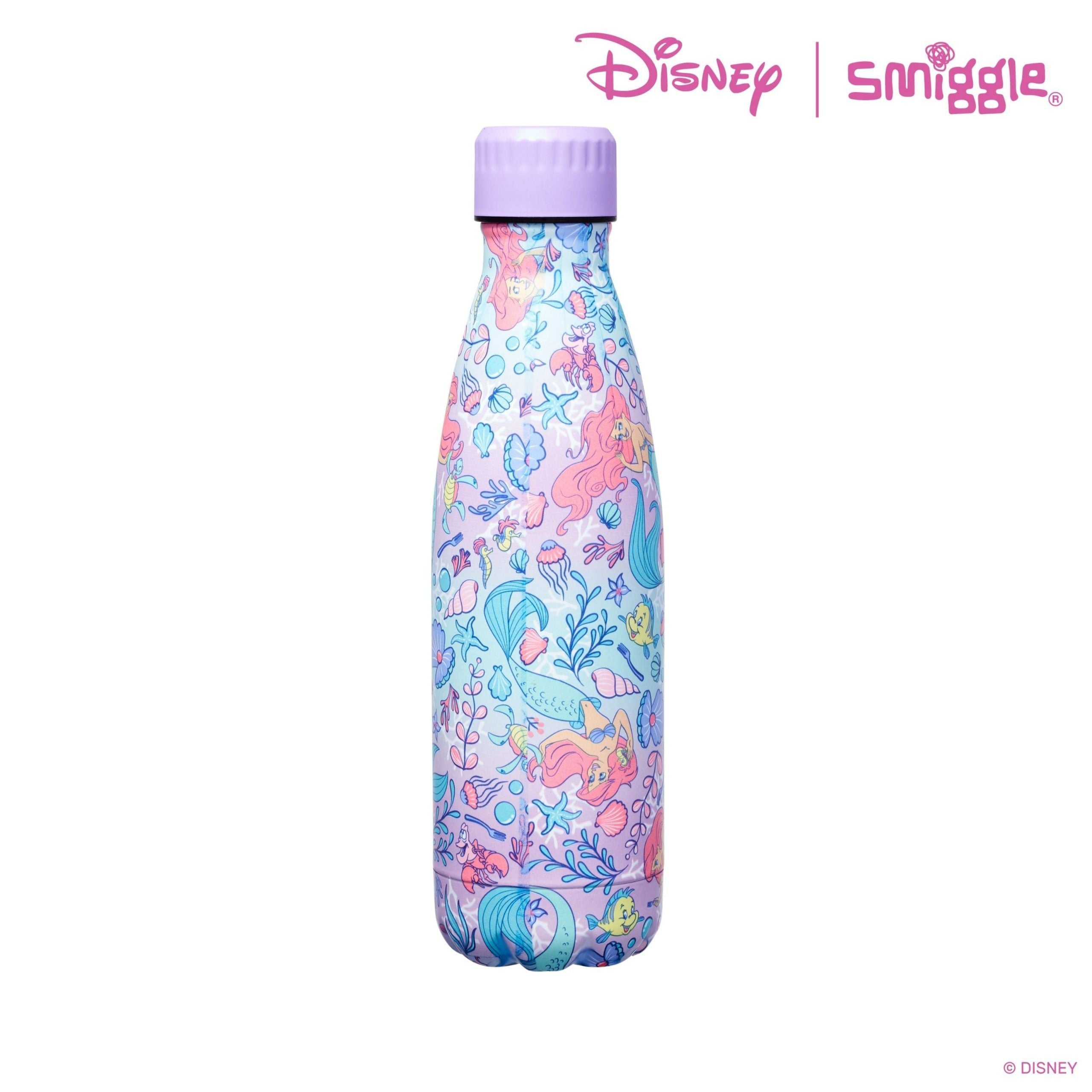 Smiggle - Disney Princess Stainless Steel Drink Bottle 500Ml