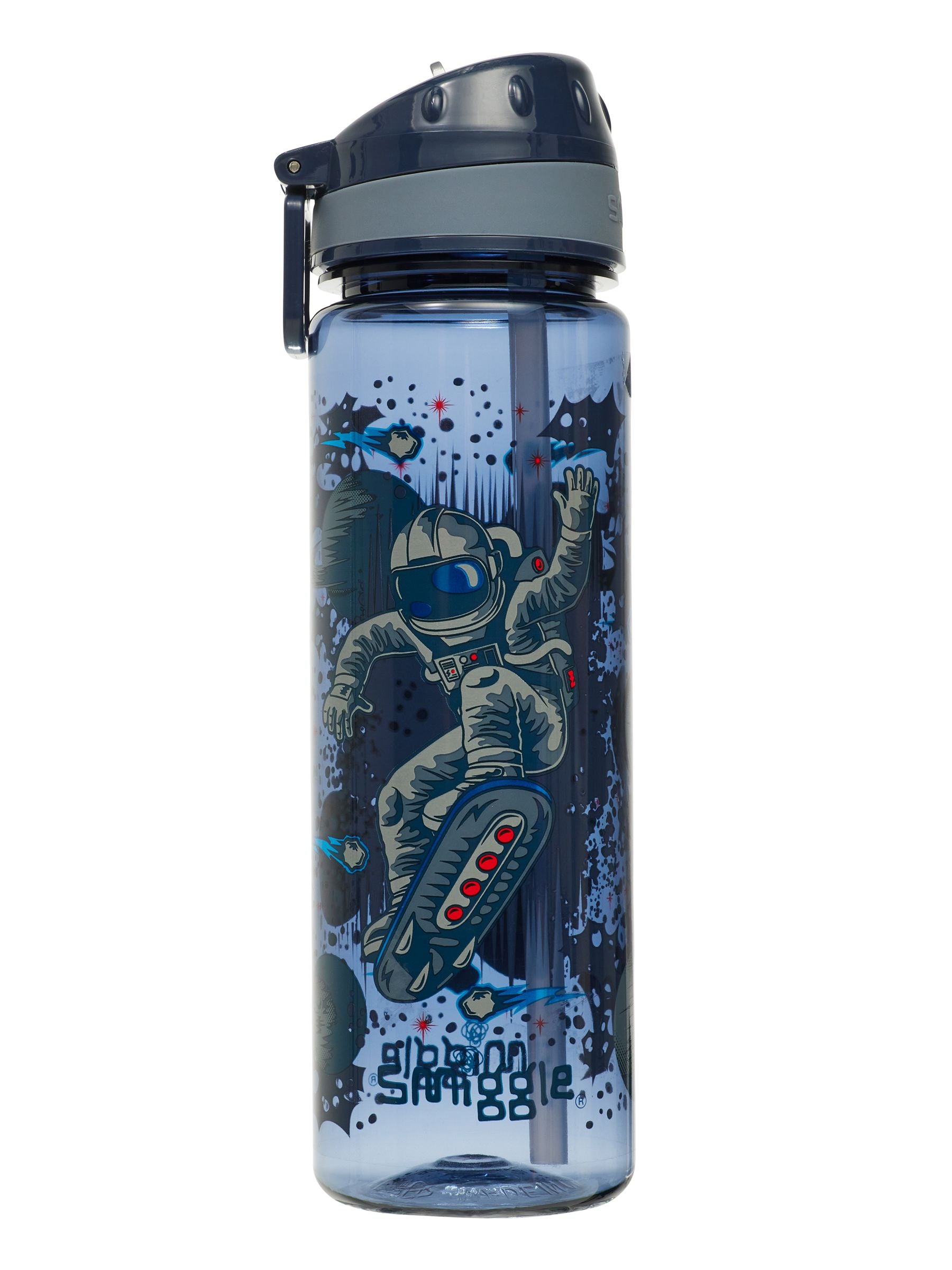 Smiggle - Epic 650ML BPA-Free Water Bottle with Straw
