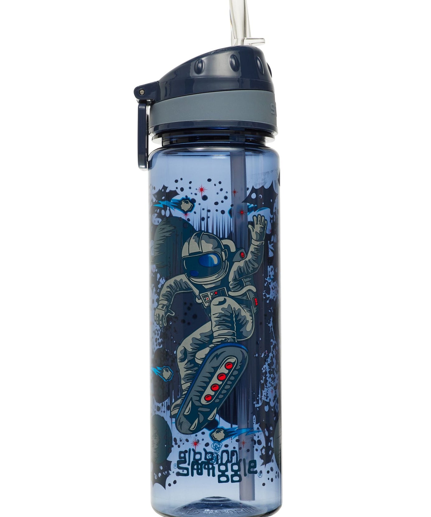 Smiggle - Epic 650ML BPA-Free Water Bottle with Straw
