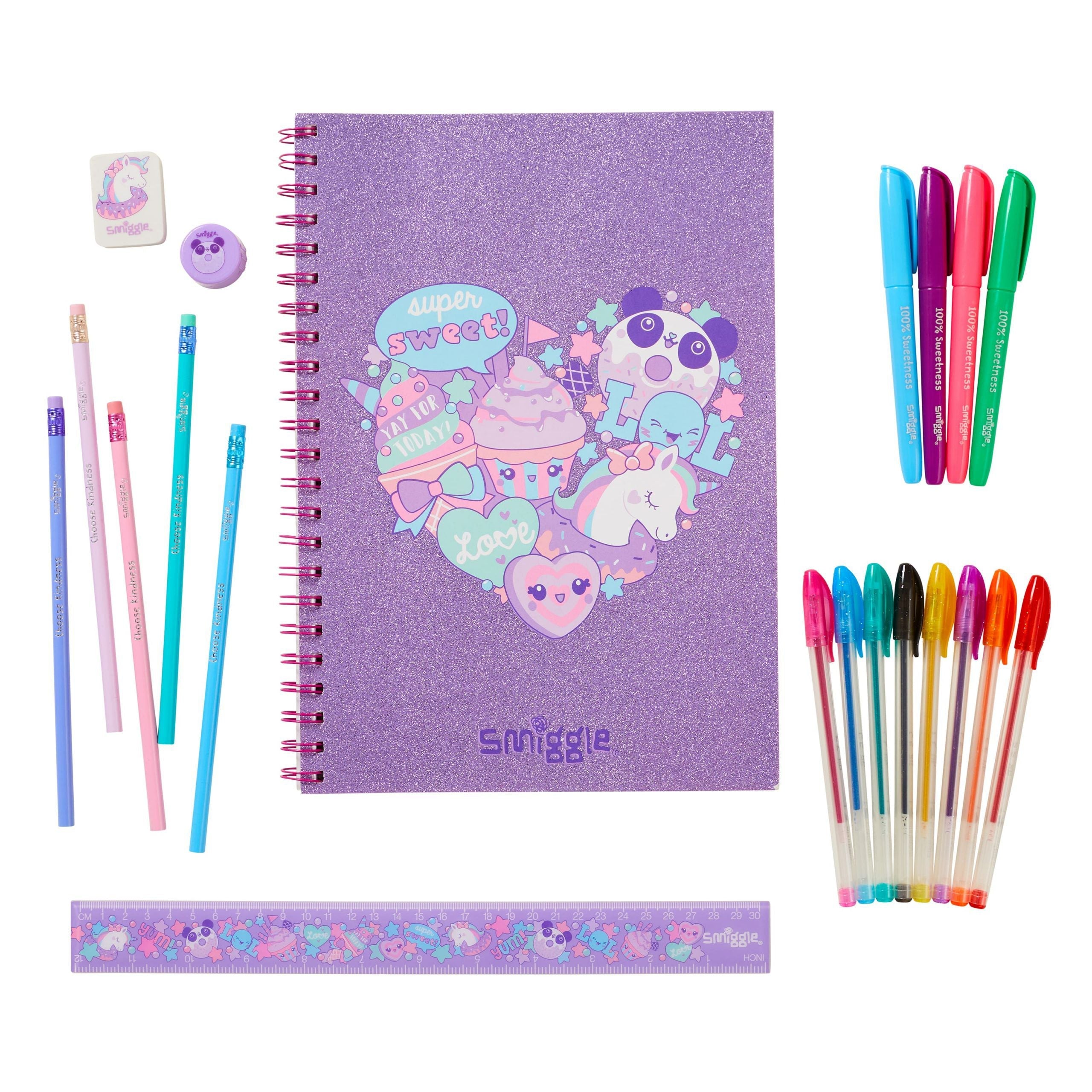 Smiggle - Essentials A4 Stationery Set