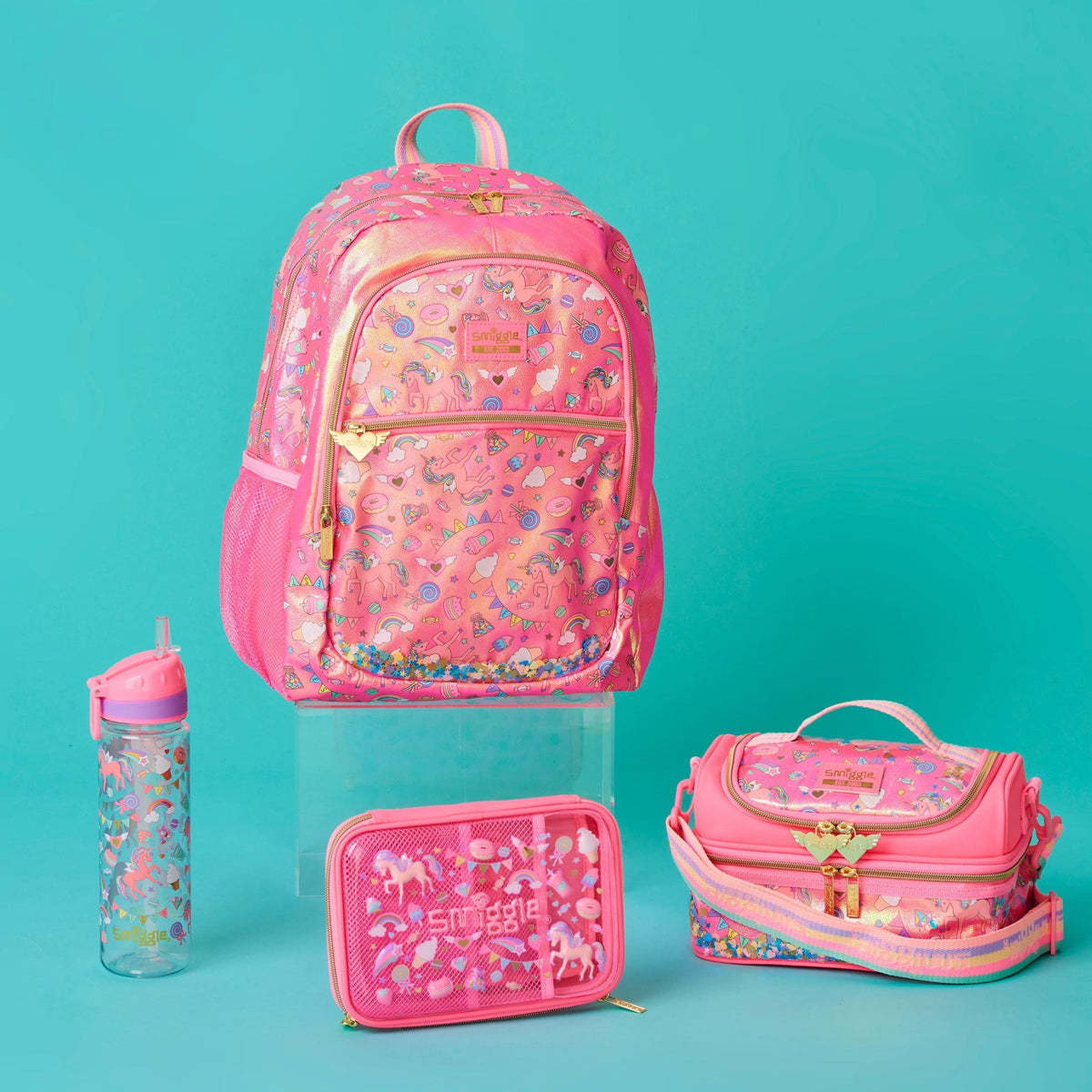 Smiggle - Fiesta 650 ML BPA Free Water Bottle