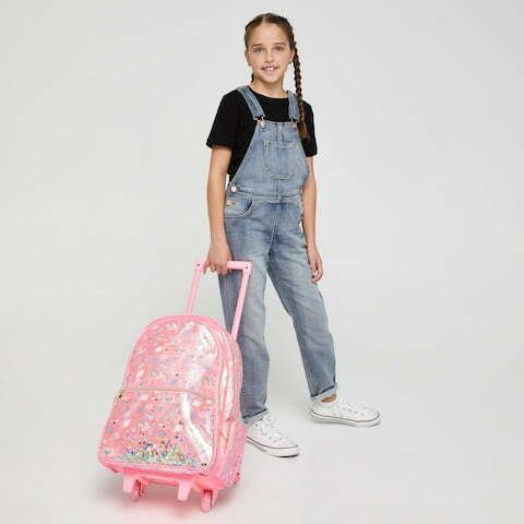 Smiggle - Fiesta Lighted Travel and Backpack with Trolley