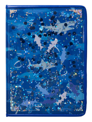 Smiggle - Float Shark Patterned Lined A5 Notebook