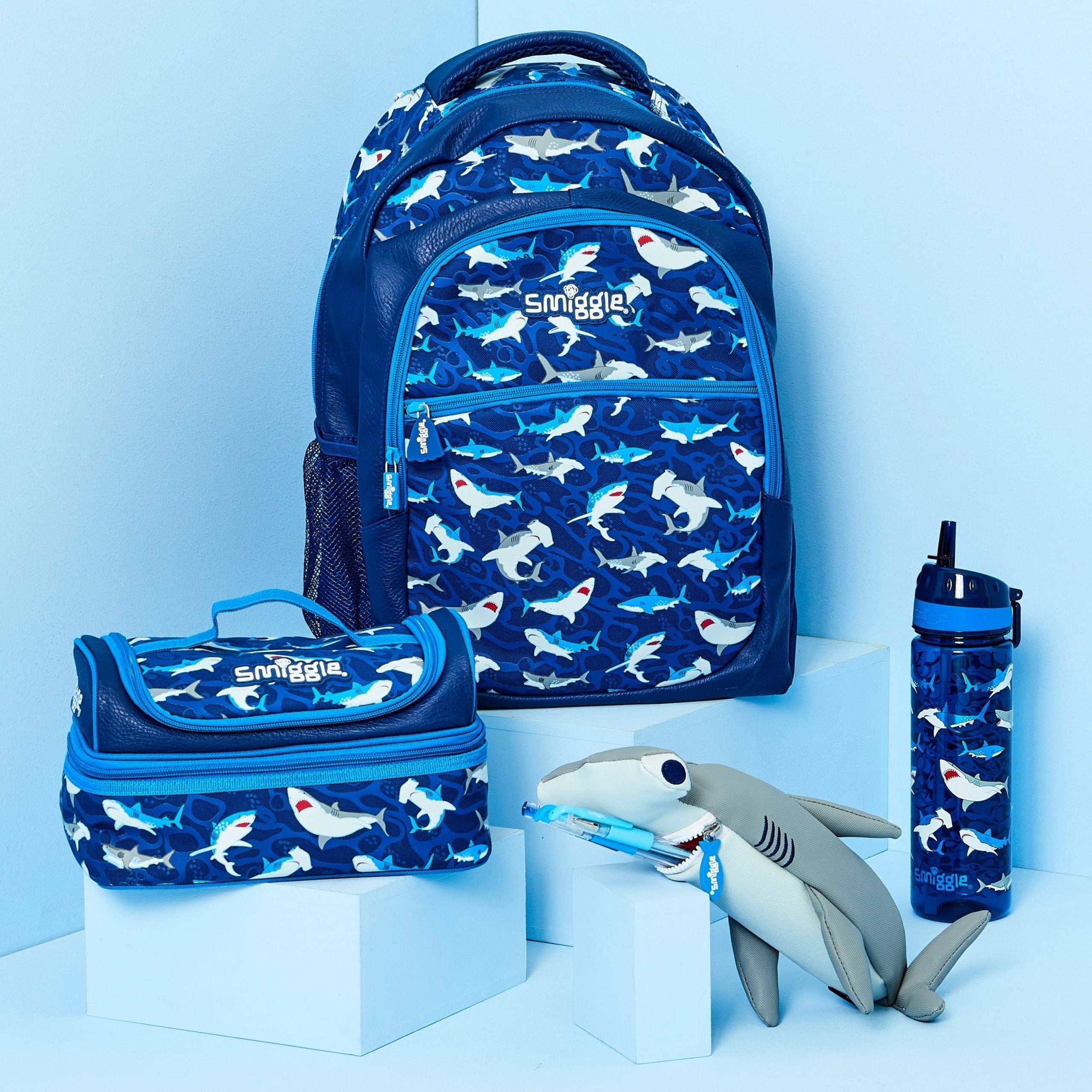Smiggle - Flow Hammerhead Shark Pencil Case