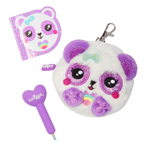 Smiggle - Fluffy Mini Bag with Notepad and Pen