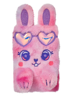Smiggle - Fluffy Plush A5 Diary and Notebook