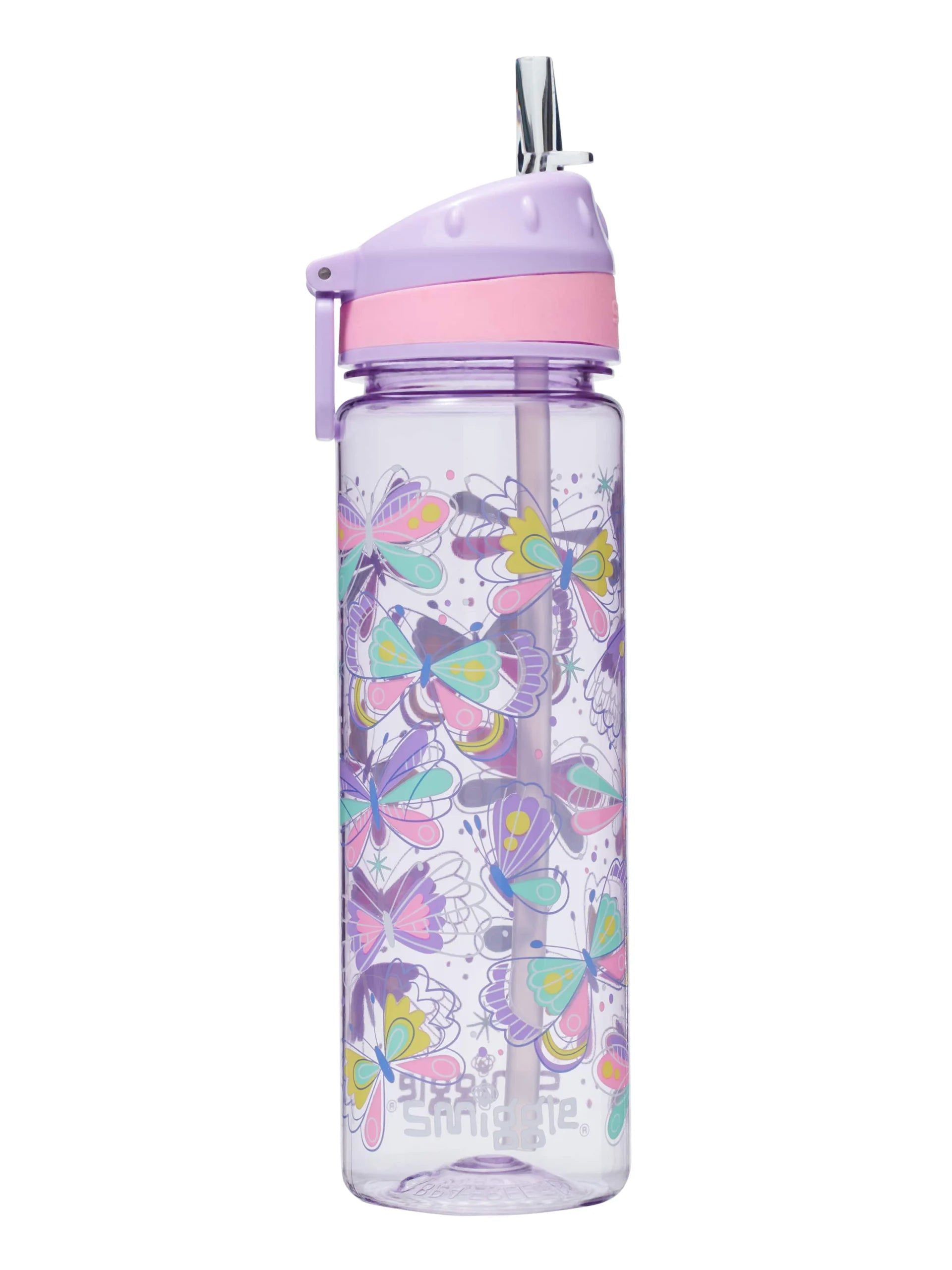 Smiggle - Flutter BPA-Free Straw Bottle 650ML