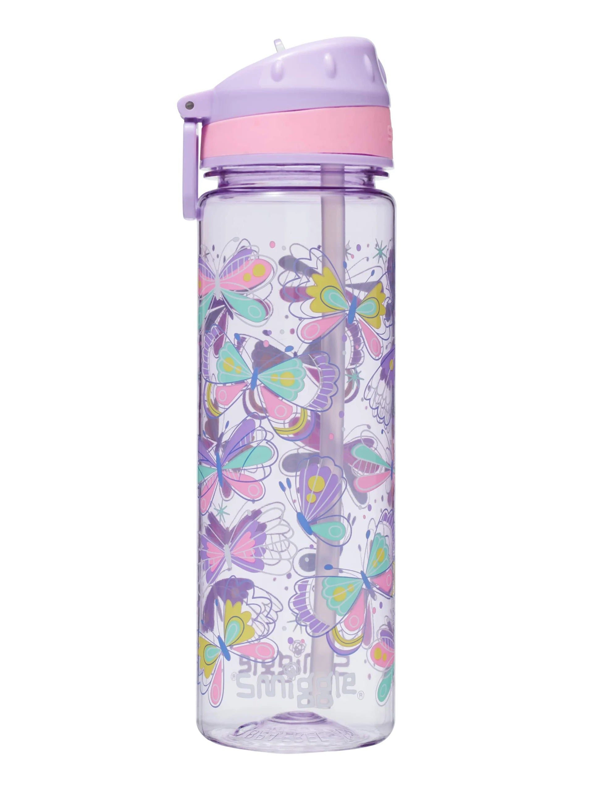 Smiggle - Flutter BPA-Free Straw Bottle 650ML