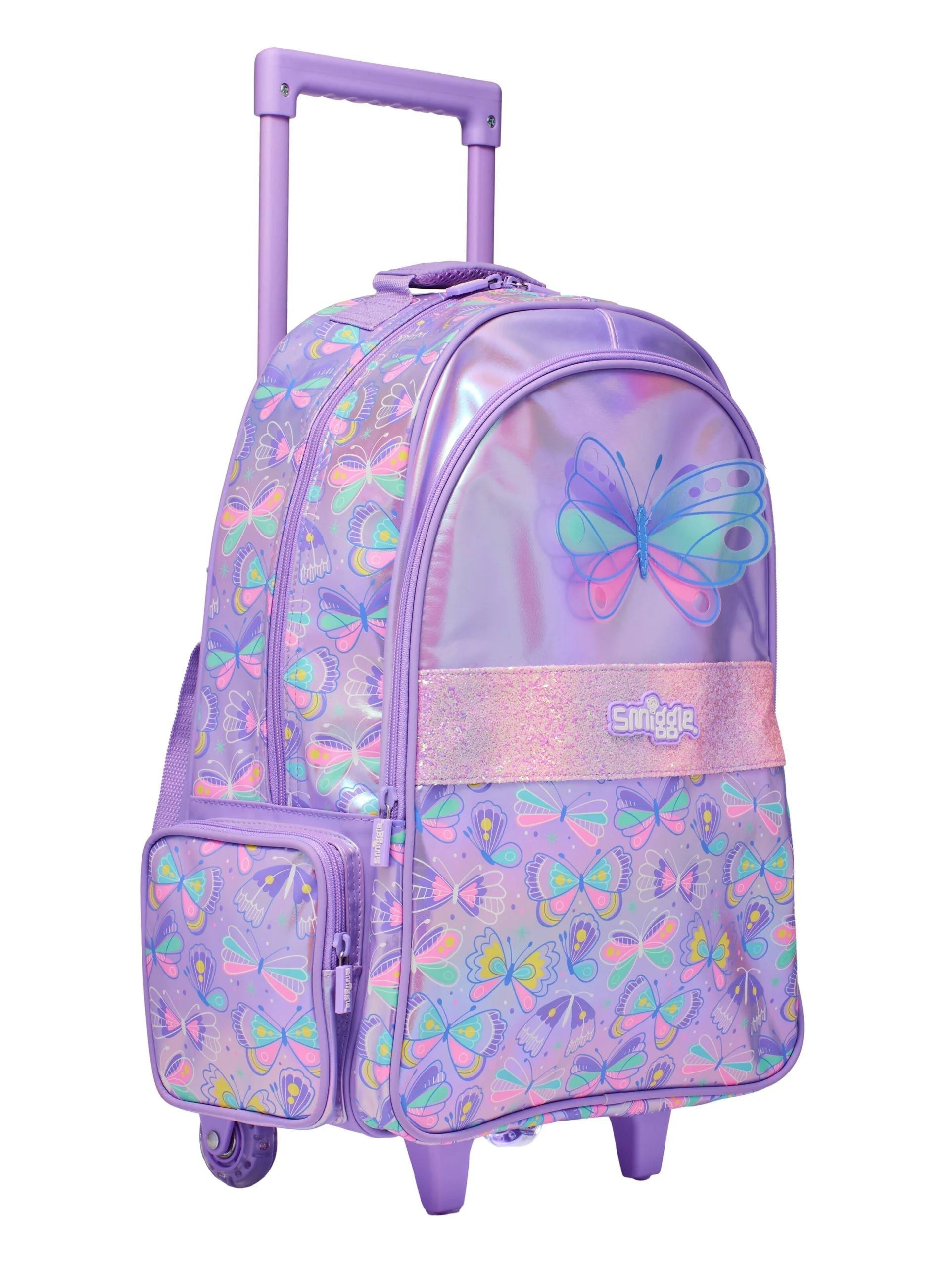 Smiggle – Flutter Lighted Trolley Bag