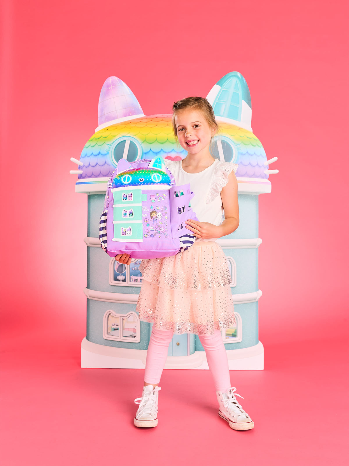 Smiggle - Gabbys Dollhouse Preschool and Nursery Backpack