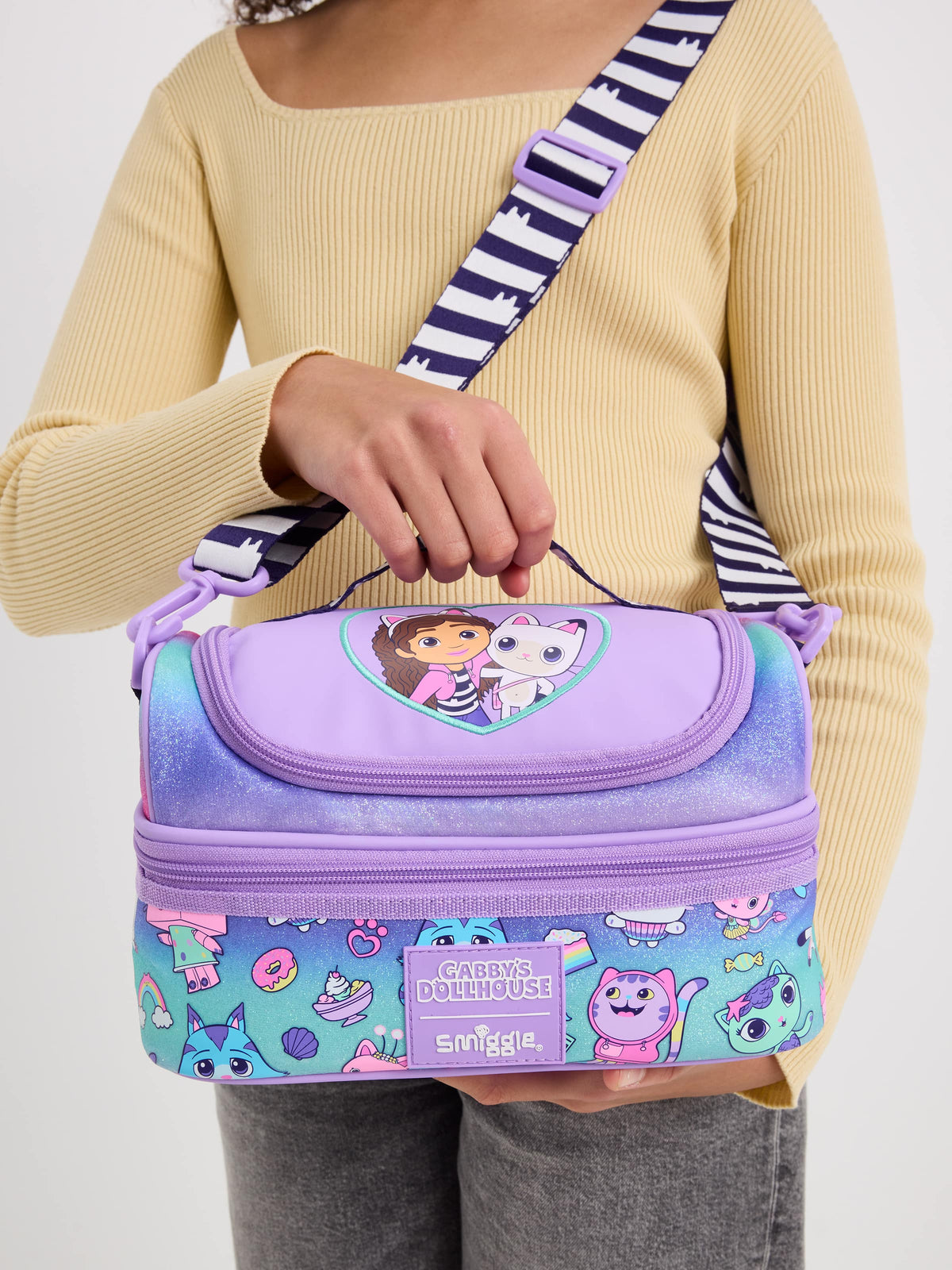 Smiggle - Gabbys Dollhouse Double Decker Lunch Box