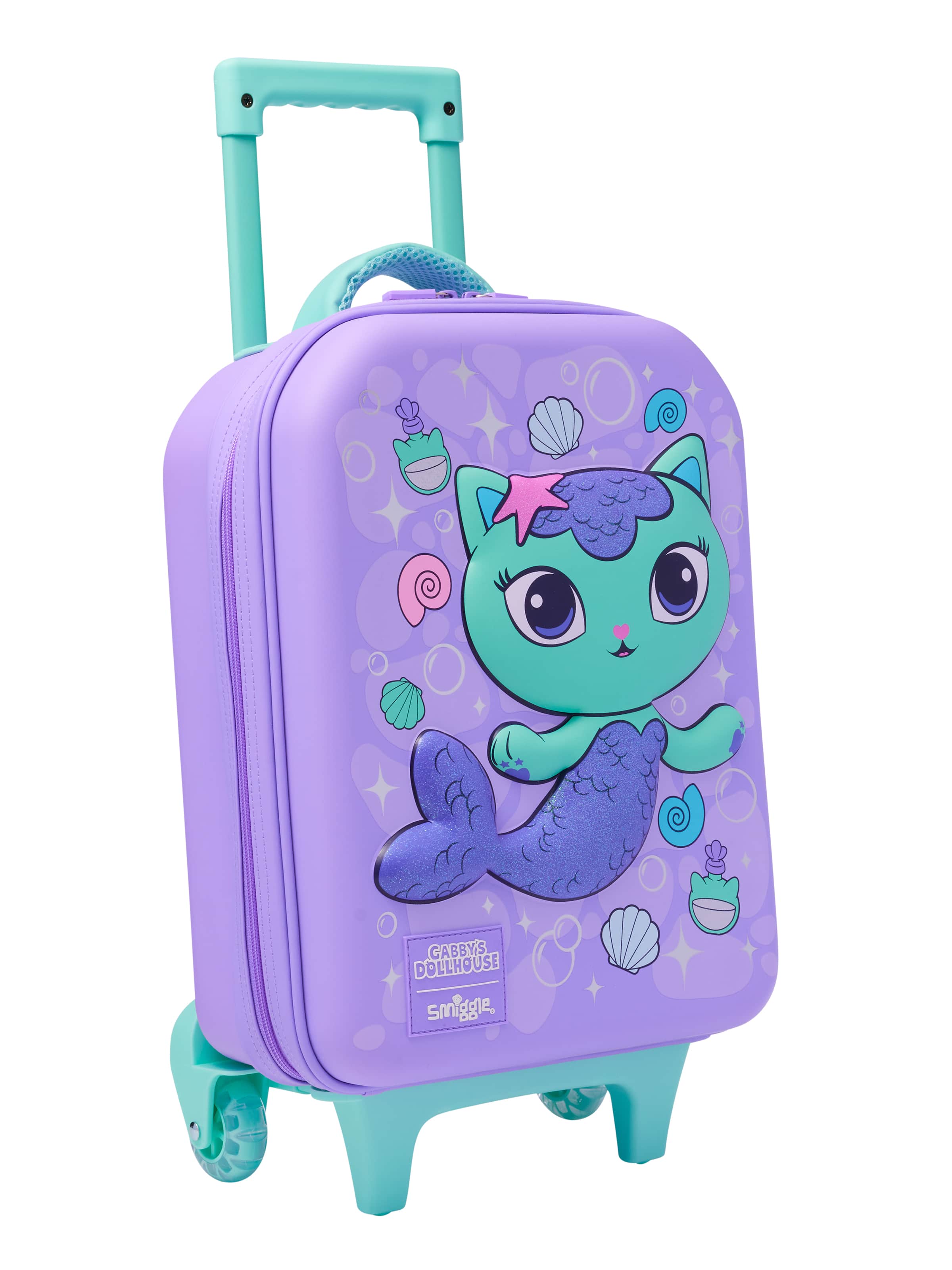 Smiggle - Gabbys Dollhouse Travel and School Trolley Luggage Bag