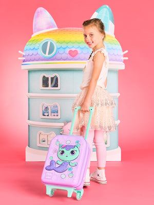 Smiggle - Gabbys Dollhouse Travel and School Trolley Luggage Bag