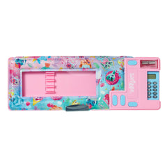 Smiggle - Galaxy Cheerful Animals Pop Out Automatic Pencil Case with Calculator
