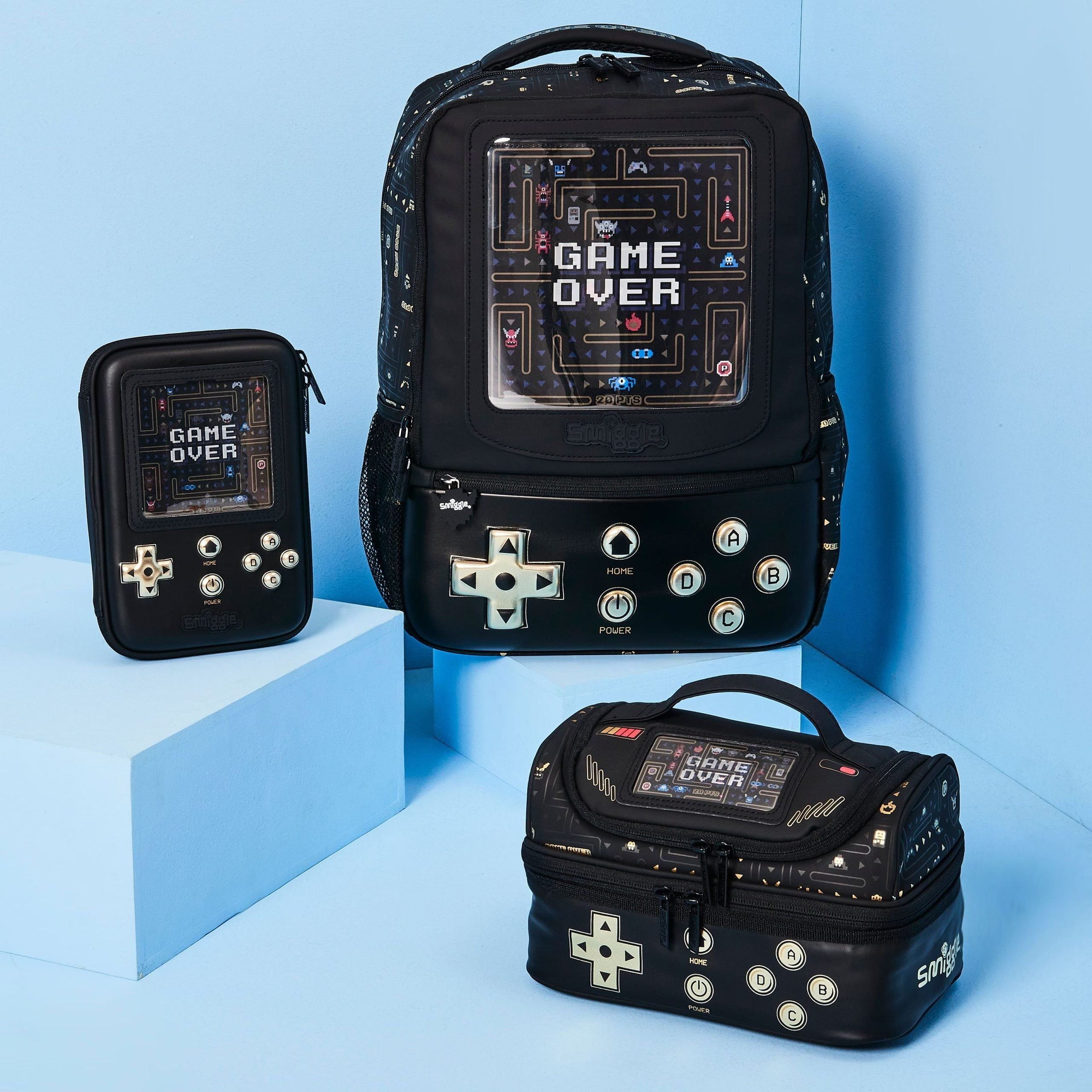 Smiggle - Gamer Double Layer Lunch Box