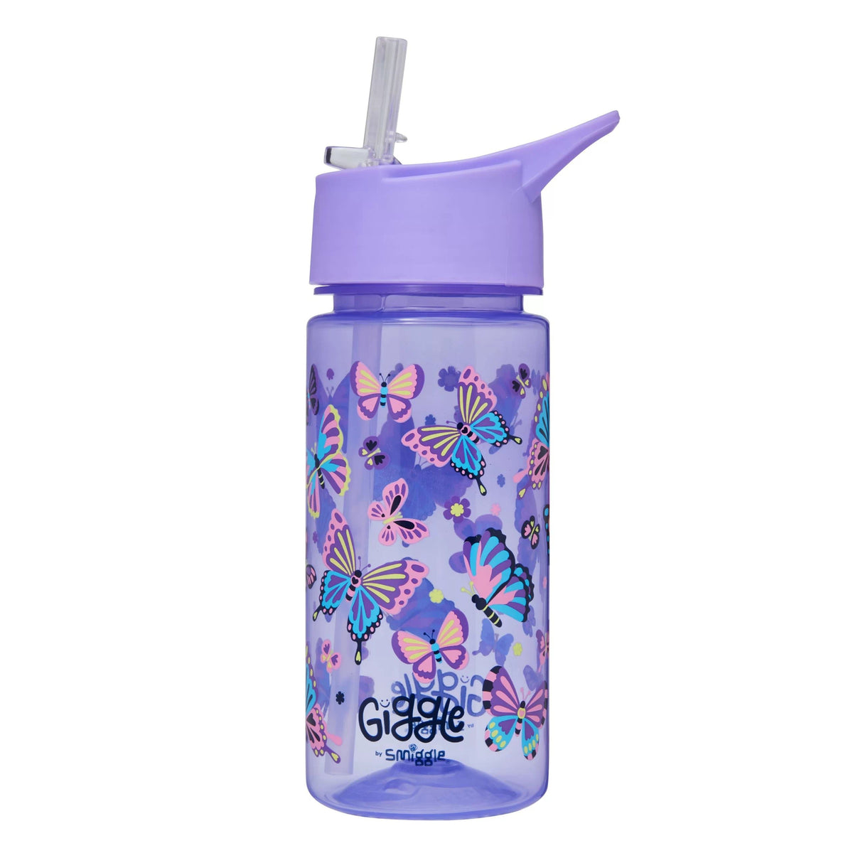 Smiggle - Giggle 450 ML BPA-Free Straw Drink Bottle