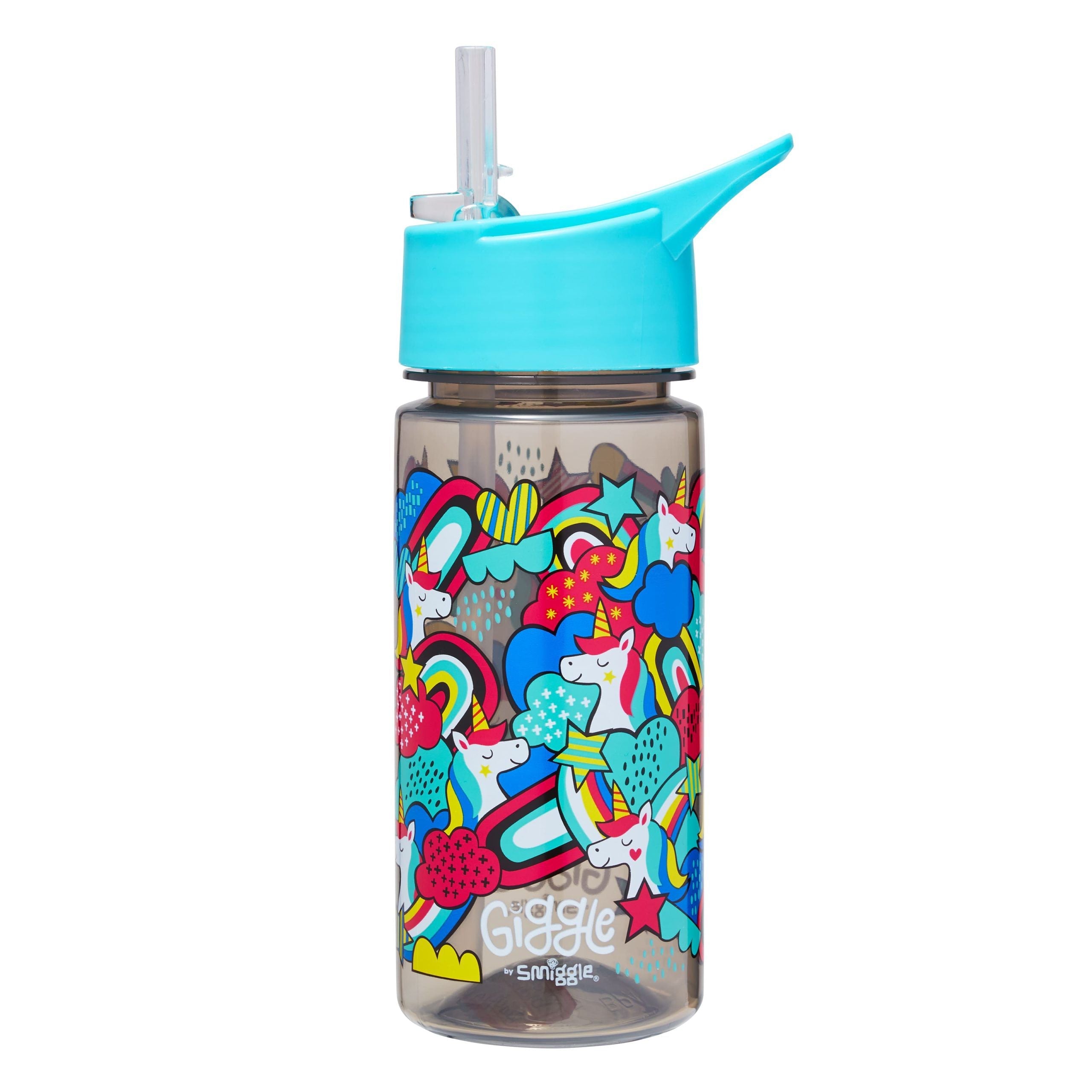 Smiggle - Giggle 450ML Automatic Drinker with Straw