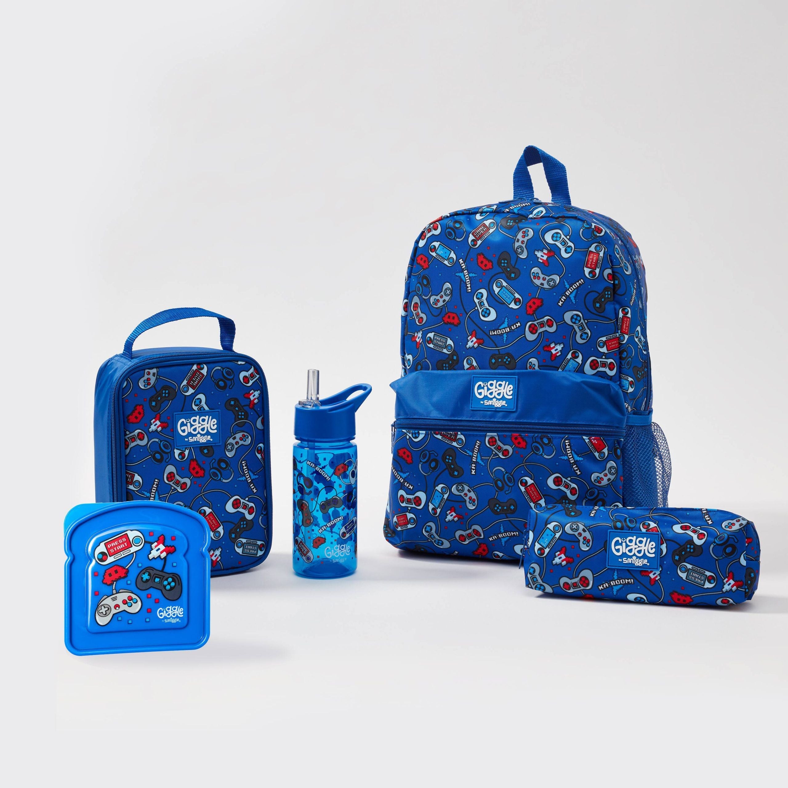 Smiggle - Giggle Lunch Box School Bag Set