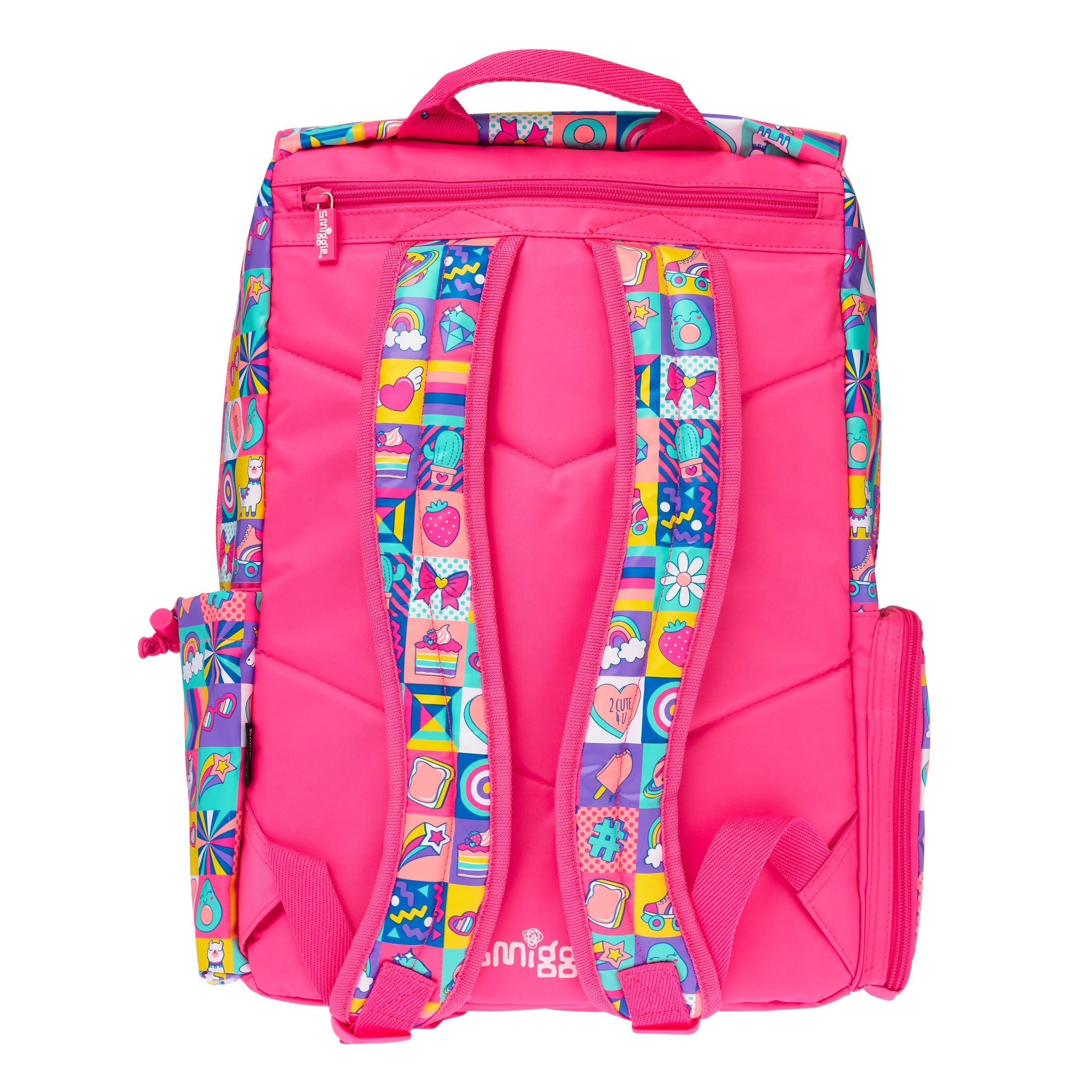 Smiggle - Glee Large Pink Chelsea Backpack