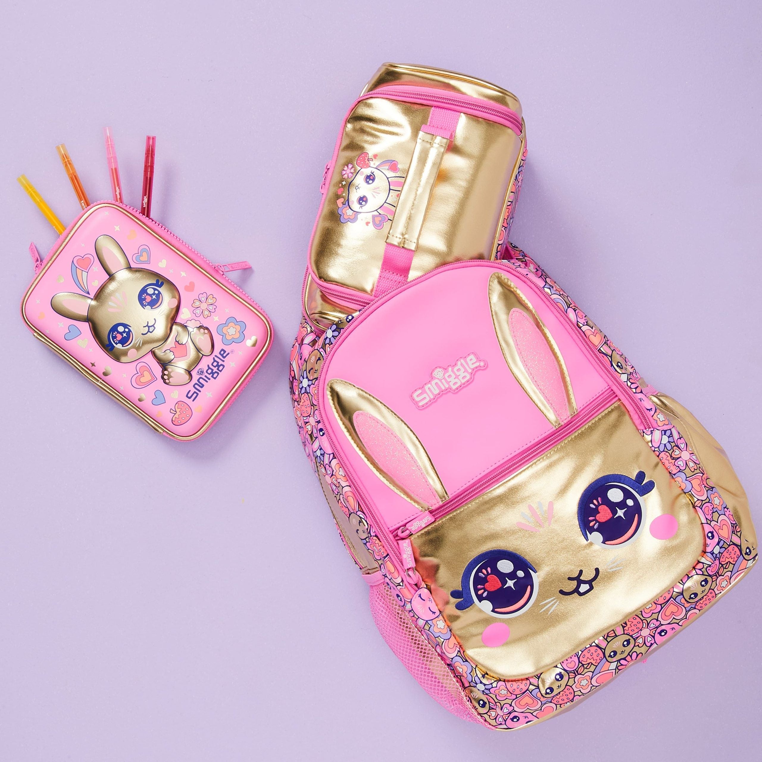 Smiggle - Gold Budz Classic Character Backpack