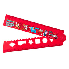 Smiggle - Hangry Hereos Folding and Shaping Ruler