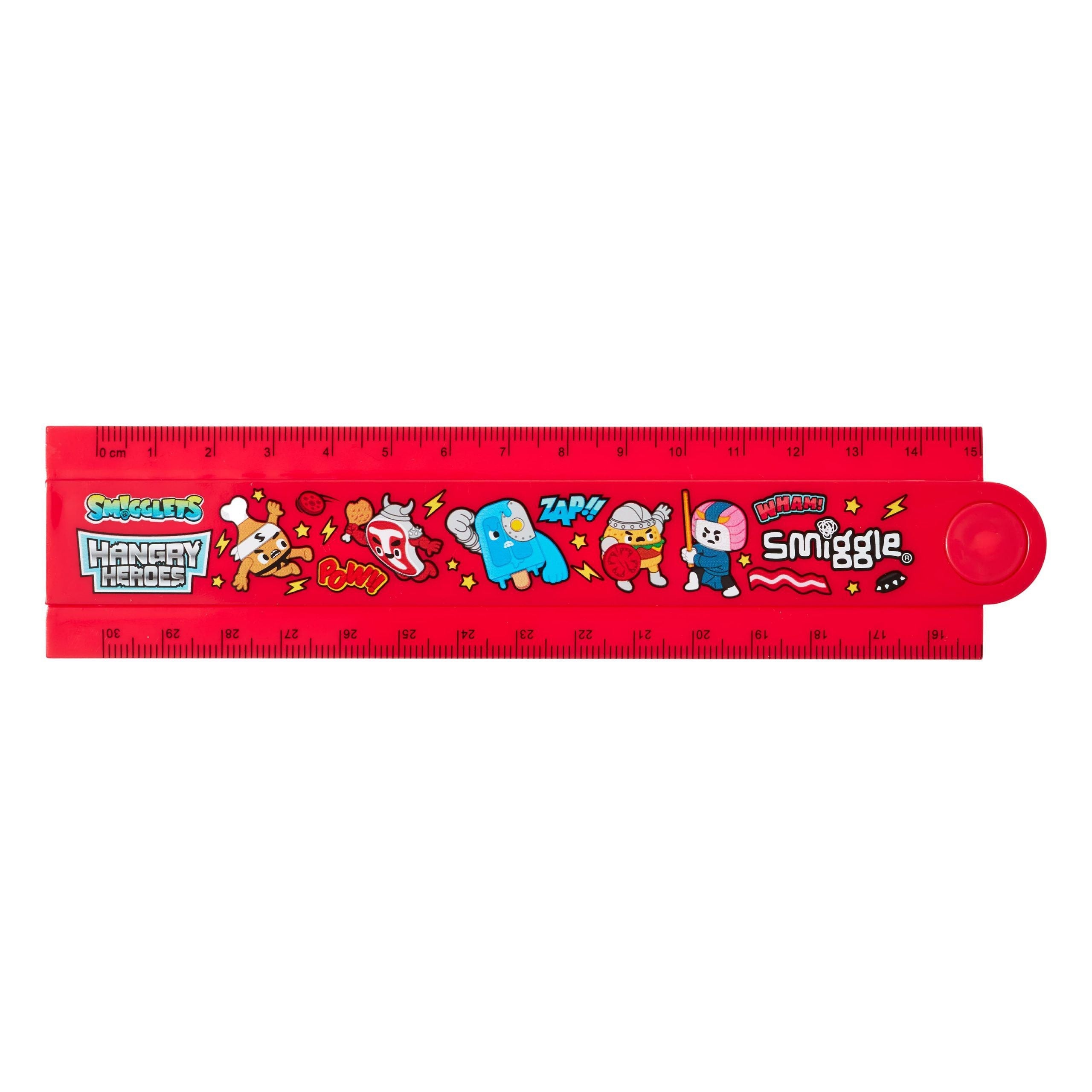 Smiggle - Hangry Hereos Folding and Shaping Ruler