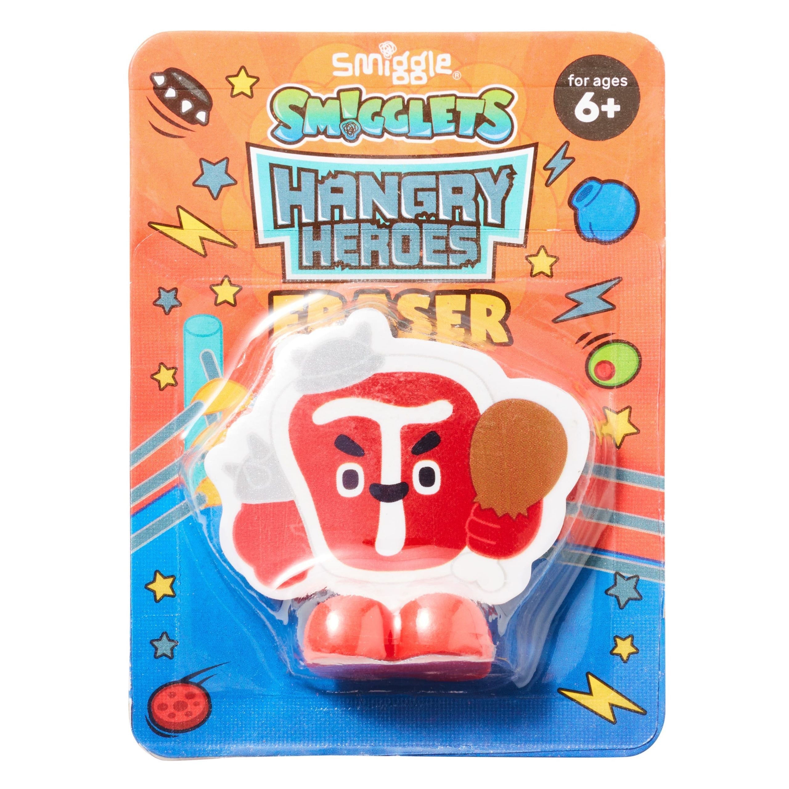 Smiggle - Hangry Heroes Eraser