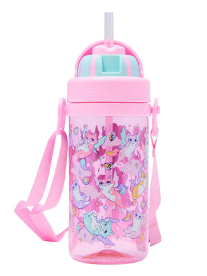 Smiggle - Happy Tales BPA-Free 400ML Hidden Straw Bottle
