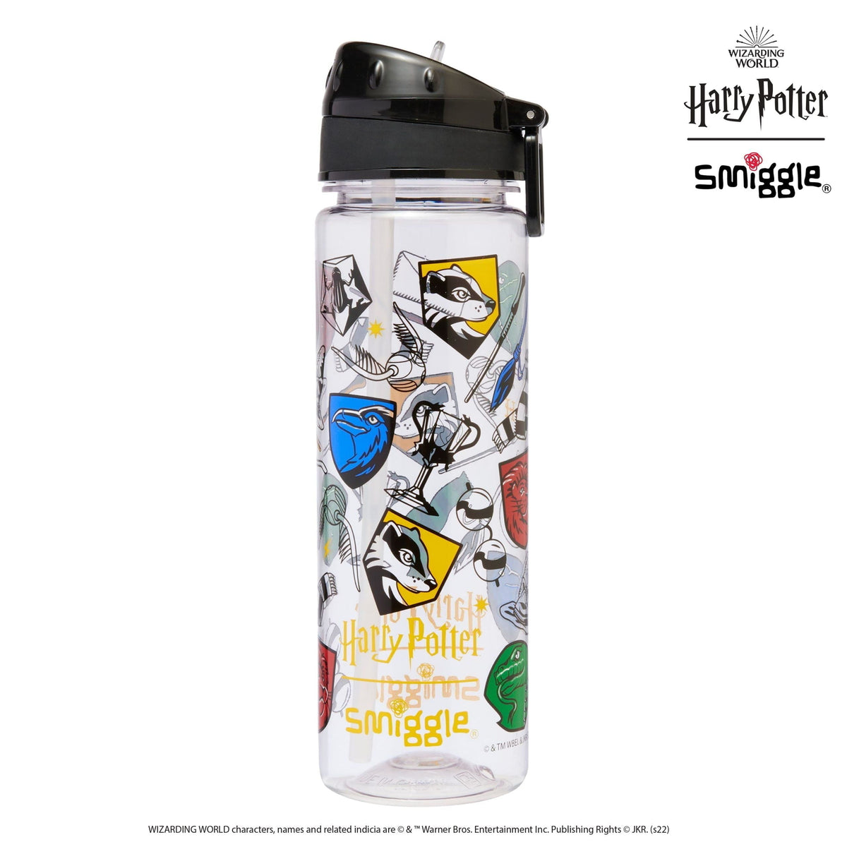 Smiggle - Harry Potter 650ML BPA-Free Straw Drink Bottle