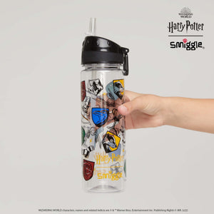 Smiggle - Harry Potter 650ML BPA-Free Straw Drink Bottle