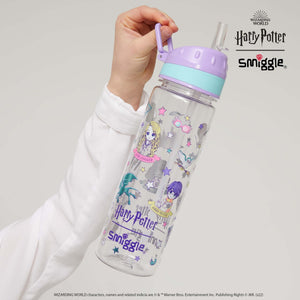 Smiggle - Harry Potter 650ML BPA-Free Straw Drink Bottle