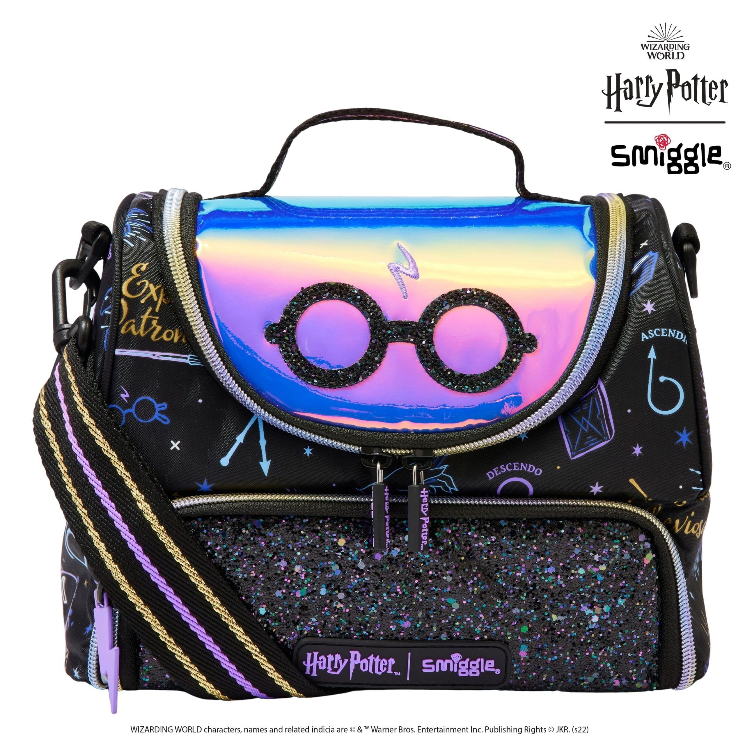 Smiggle - Harry Potter Double Layer Lunch Bag with Strap