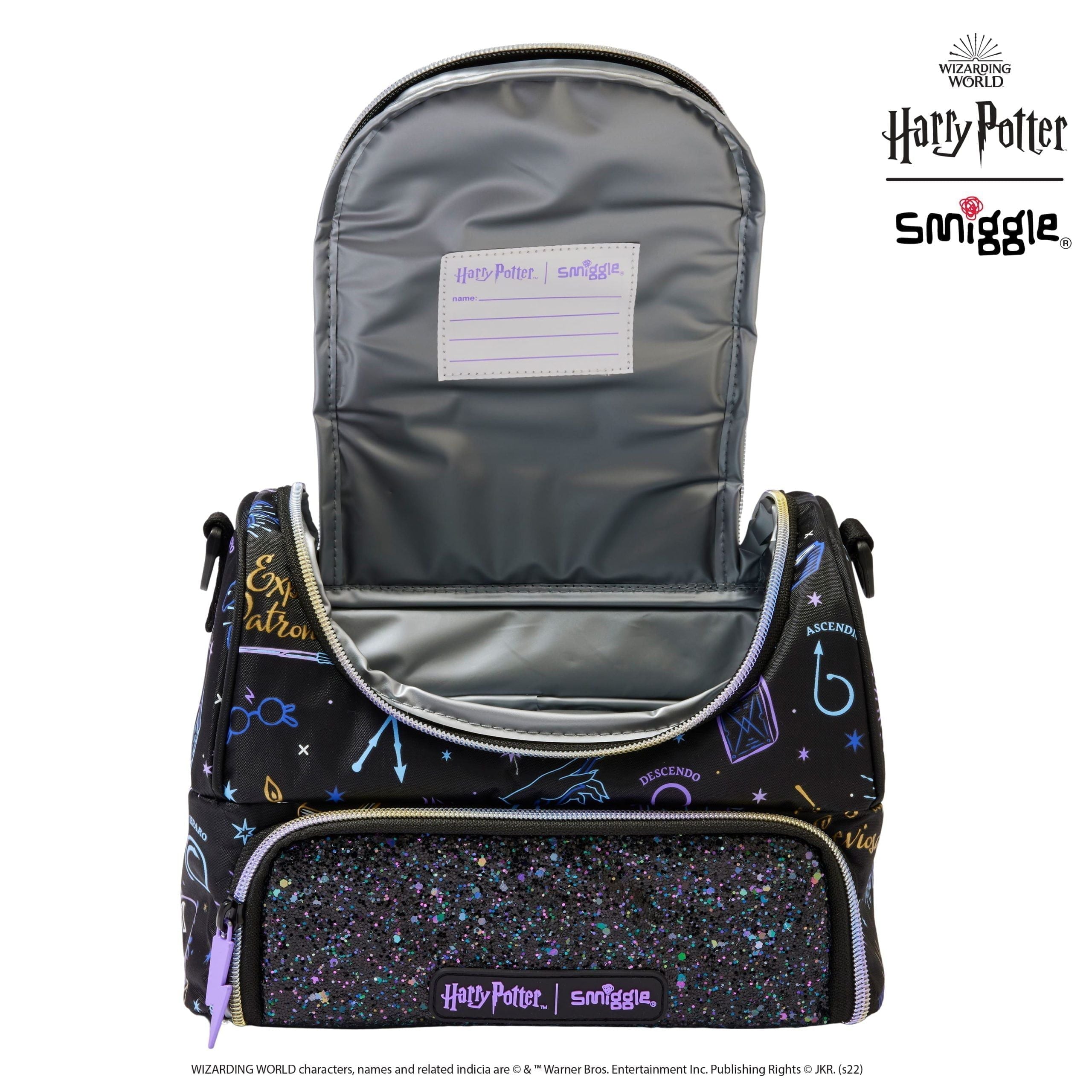 Smiggle - Harry Potter Double Layer Lunch Bag with Strap