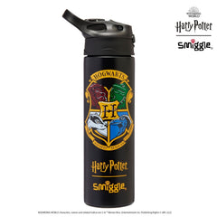 Smiggle - Harry Potter Automatic Straw 520ML Steel Water Bottle