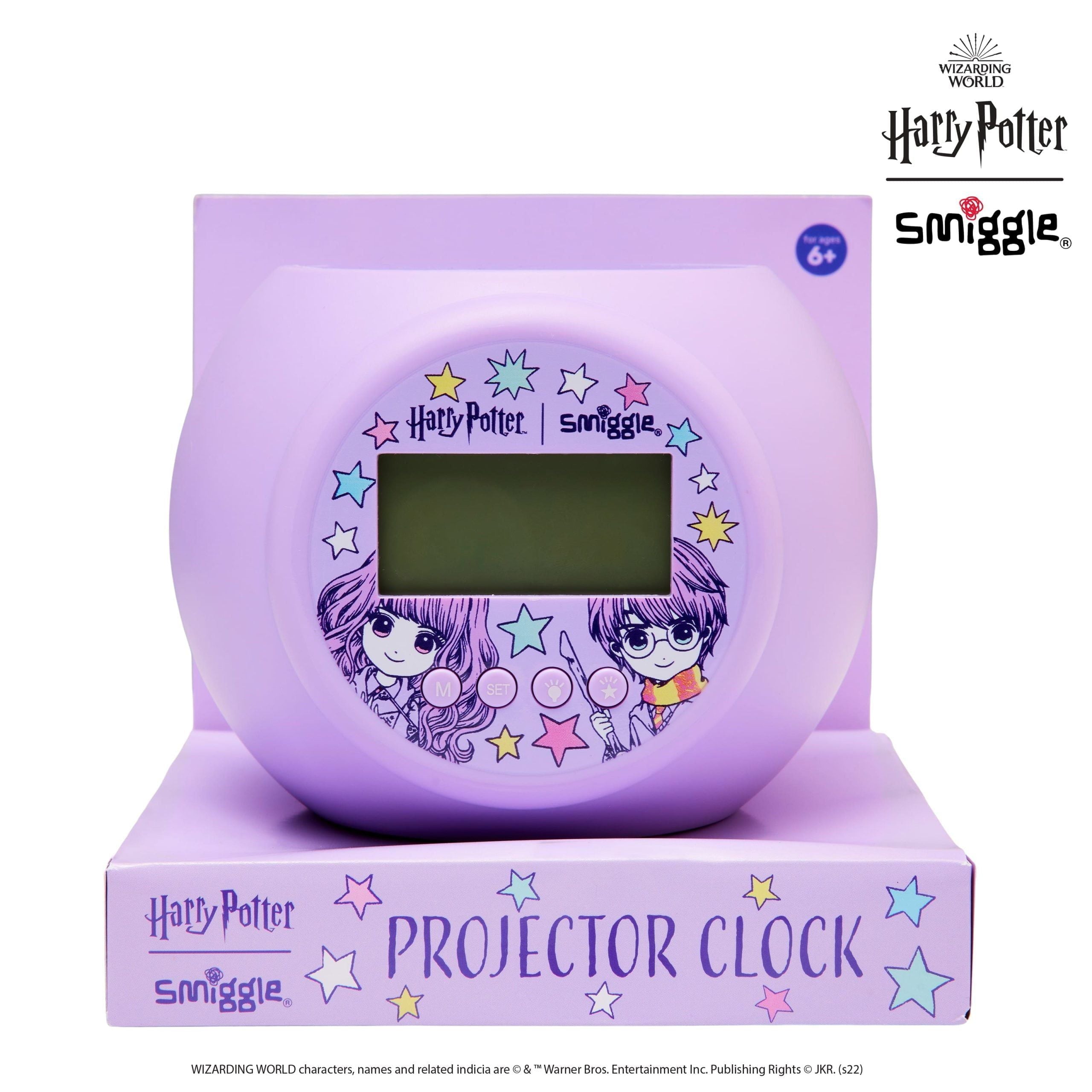Smiggle - Harry Potter Projector Illuminated Digital Table Clock