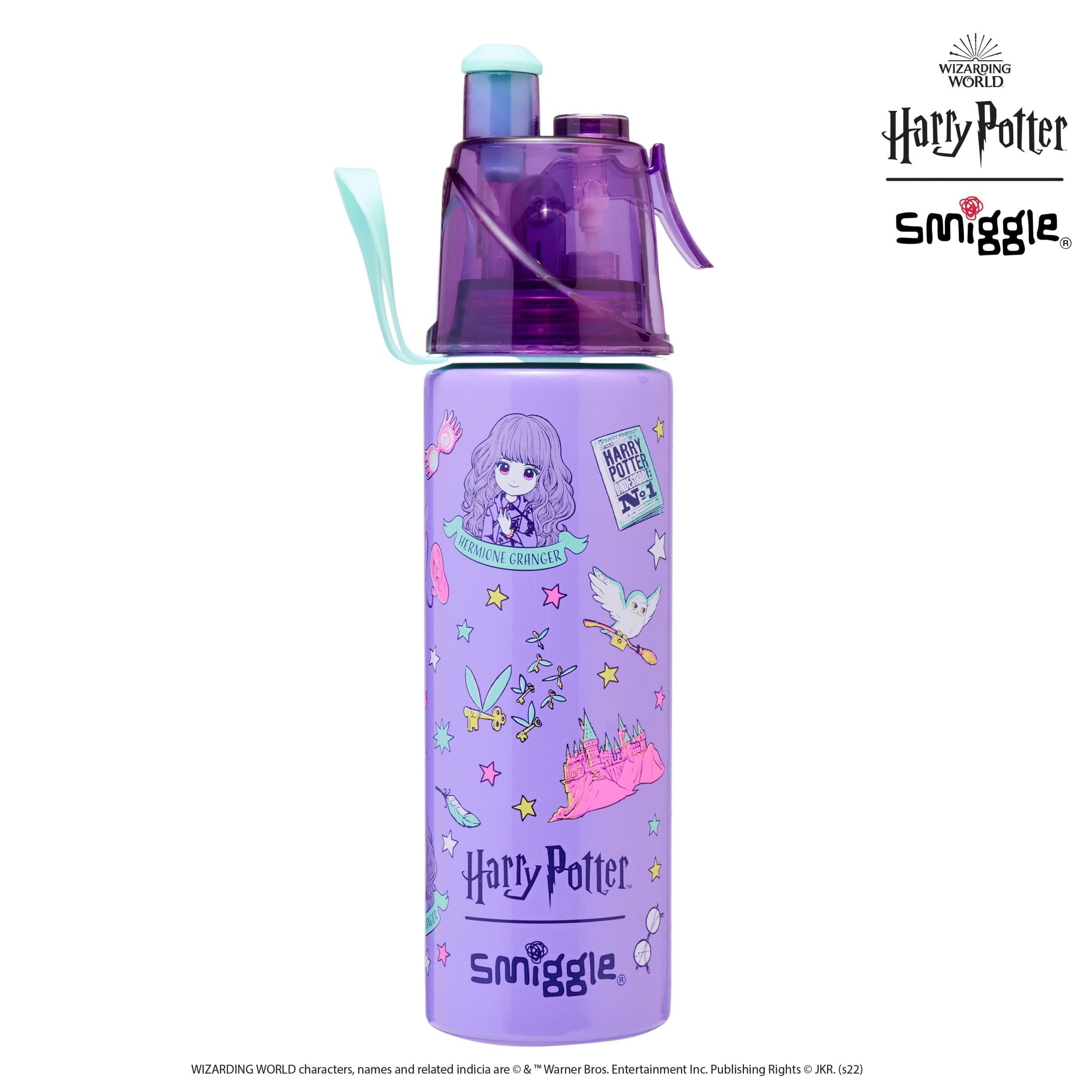 Smiggle - Harry Potter Water Spray 500ML Steel Water Bottle