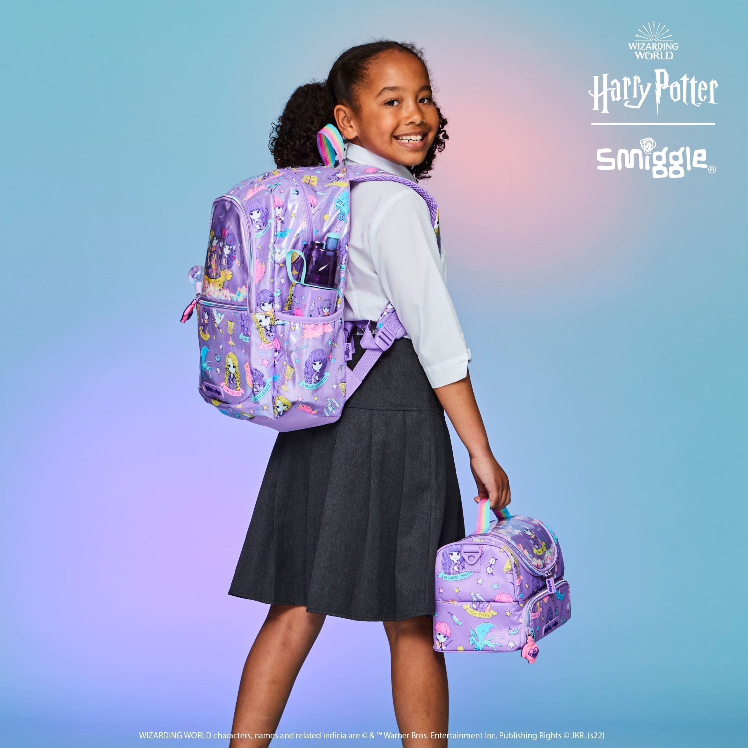 Smiggle - Harry Potter Water Spray 500ML Steel Water Bottle