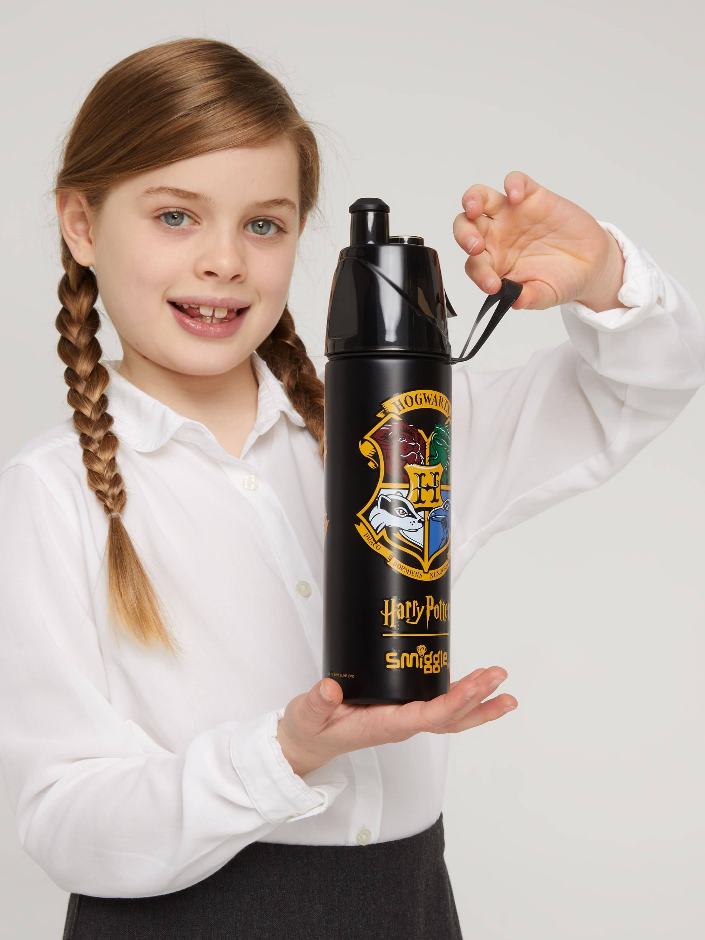 Smiggle - Harry Potter Water Spray 500ML Steel Bottle