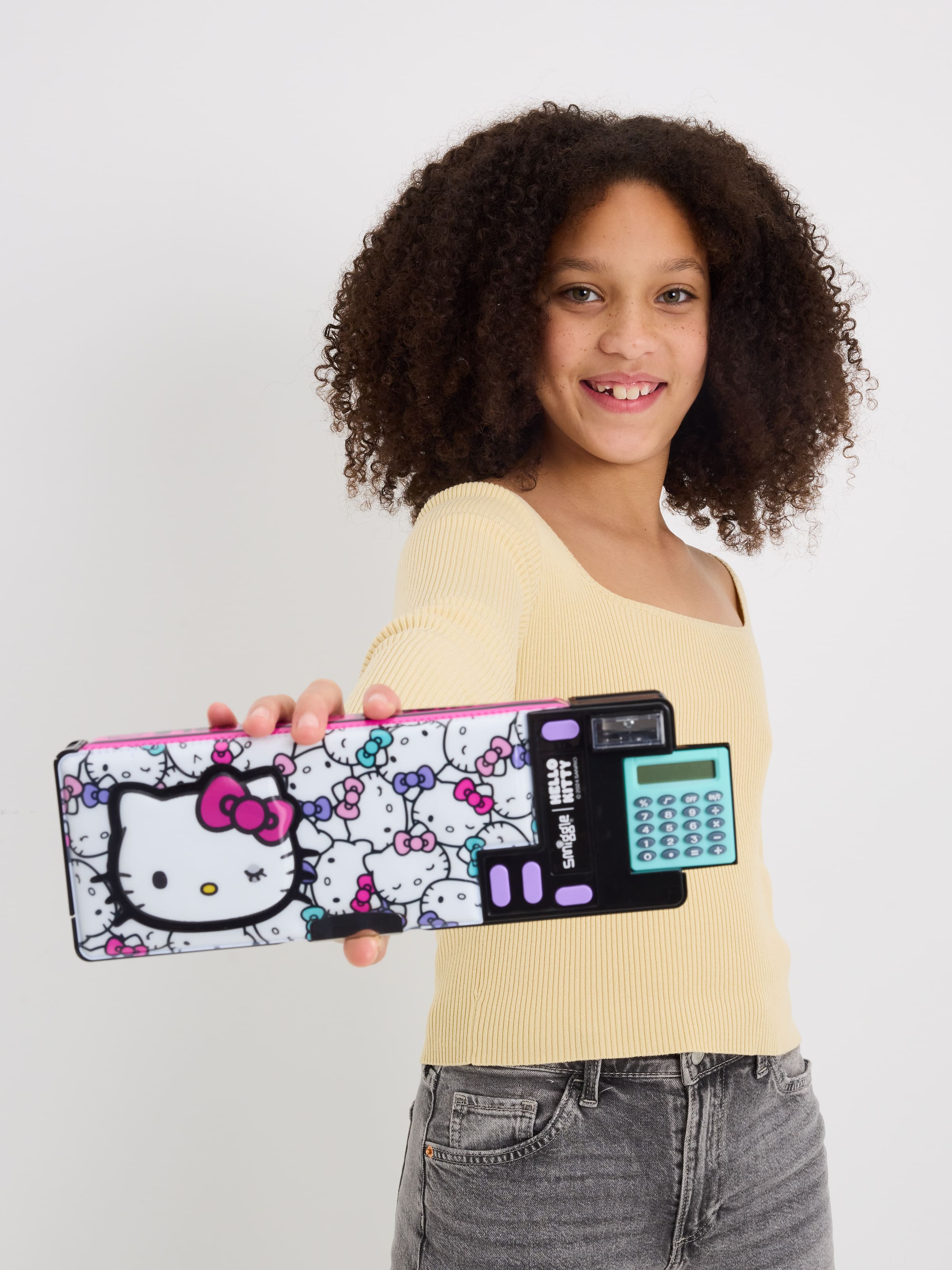 Smiggle - Hello Kitty Calculator Automatic Pencil Case