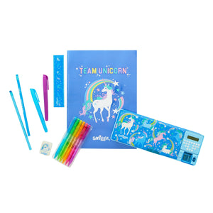 Smiggle - Pop Out Automatic Pencil Case with Calculator and Special Pencil Set