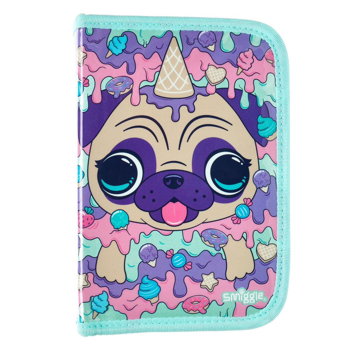 Smiggle - Hey There Stationery Set with Colouring Pencils and Pencil Case