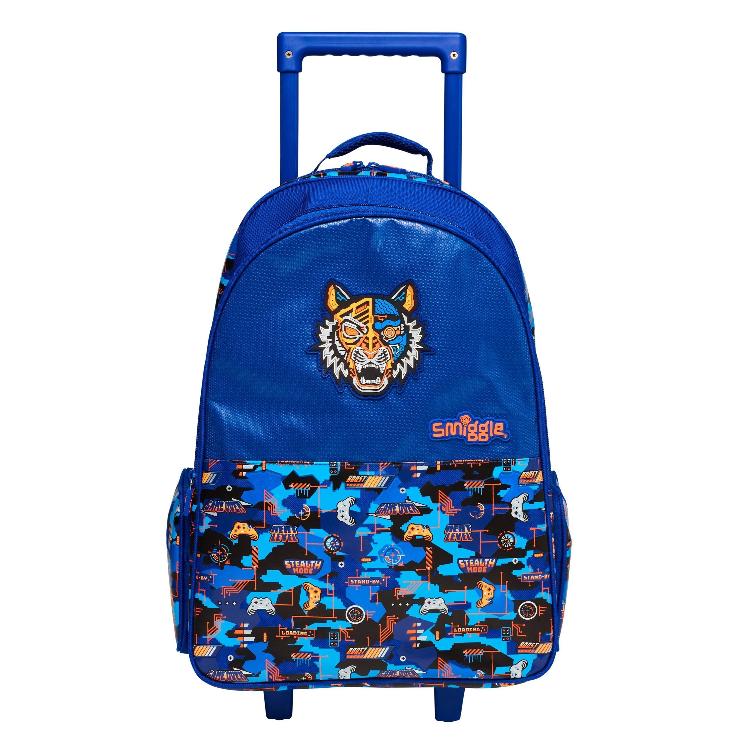 Smiggle - Hey There Lighted Wheeled School and Travel Bag