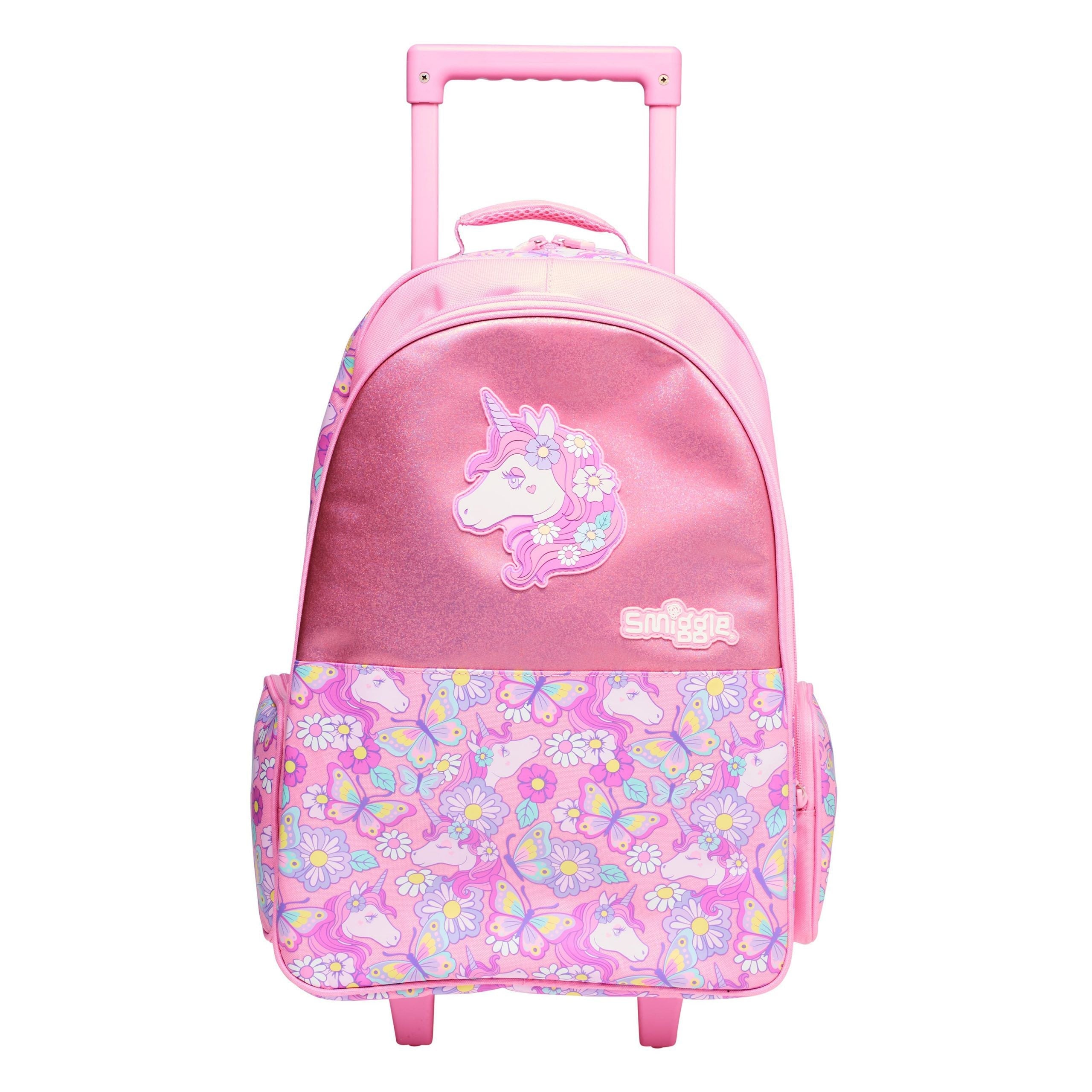 Smiggle - Hey There Lighted Wheeled School and Travel Bag
