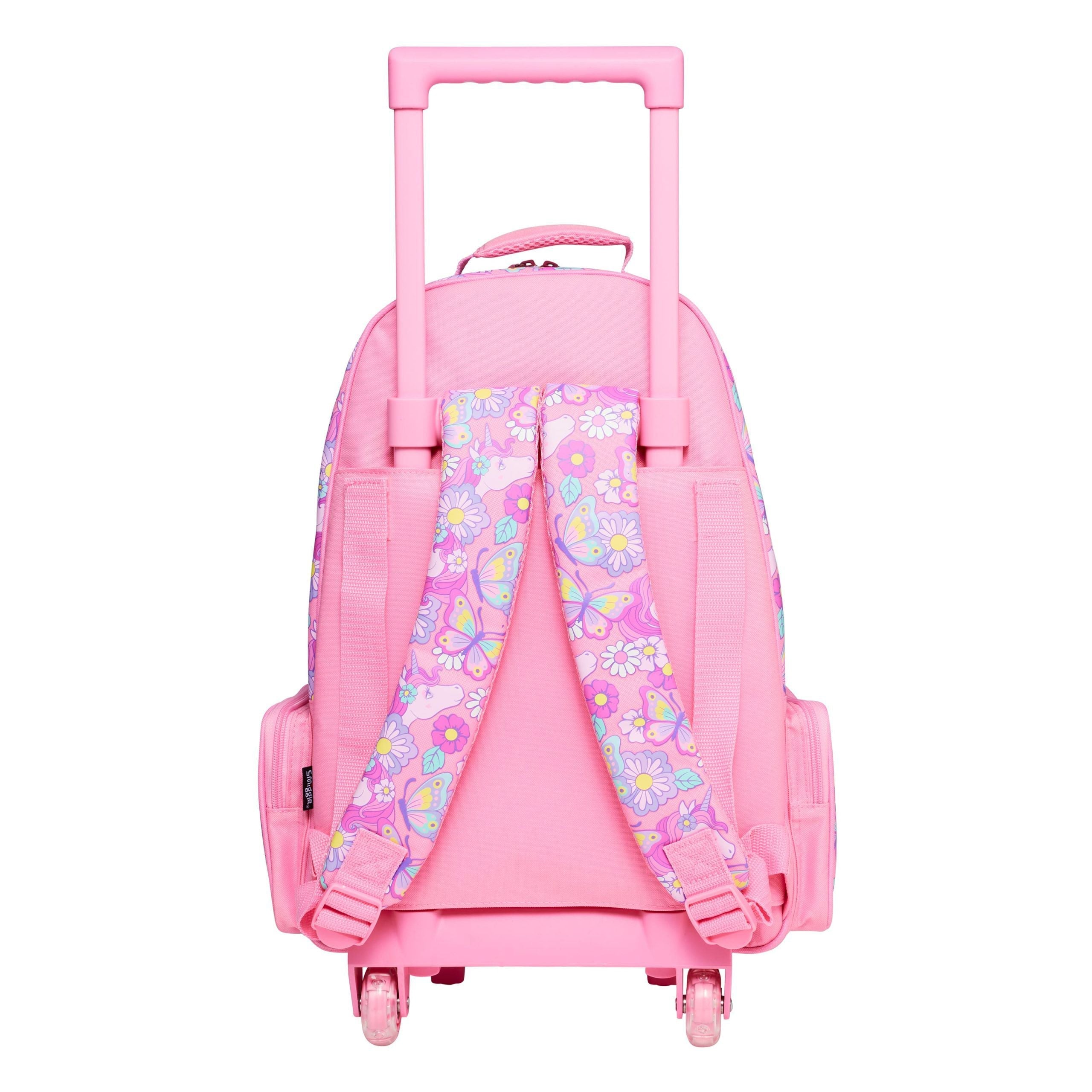 Smiggle - Hey There Lighted Wheeled School and Travel Bag