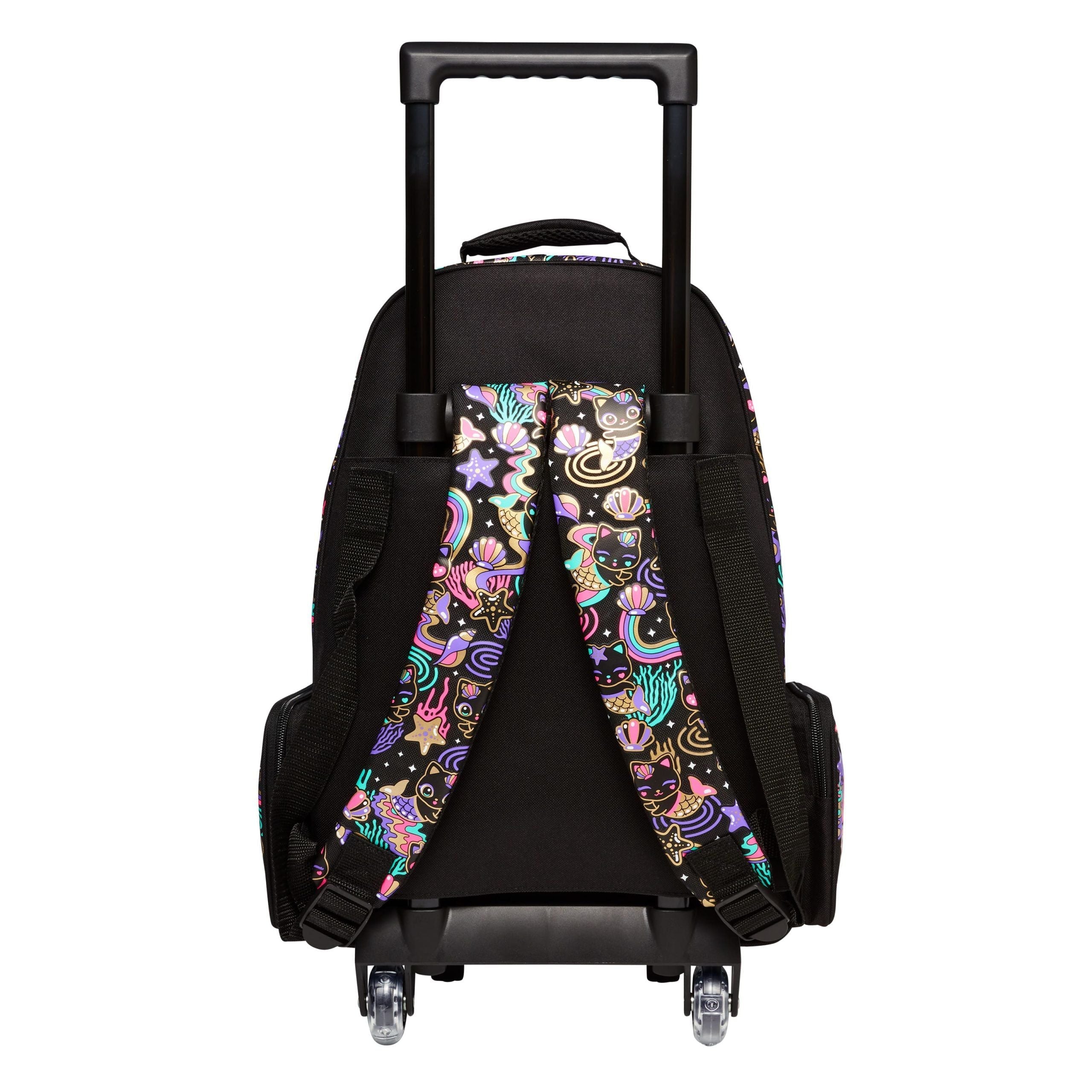 Smiggle - Hey There Light-Up Wheeled Pull-Along School and Travel Bag