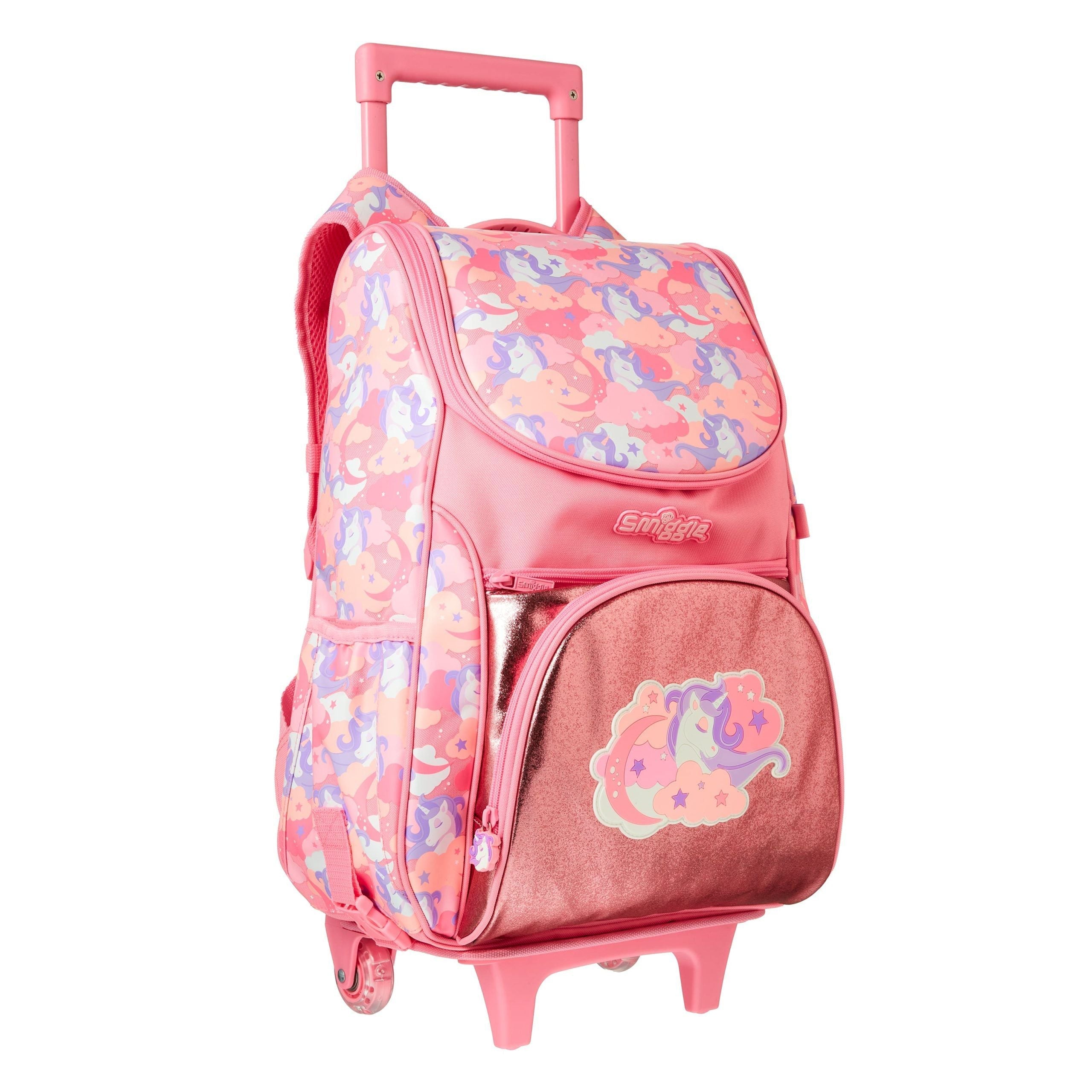 Smiggle - Hide Lighted Wheeled School and Travel Bag