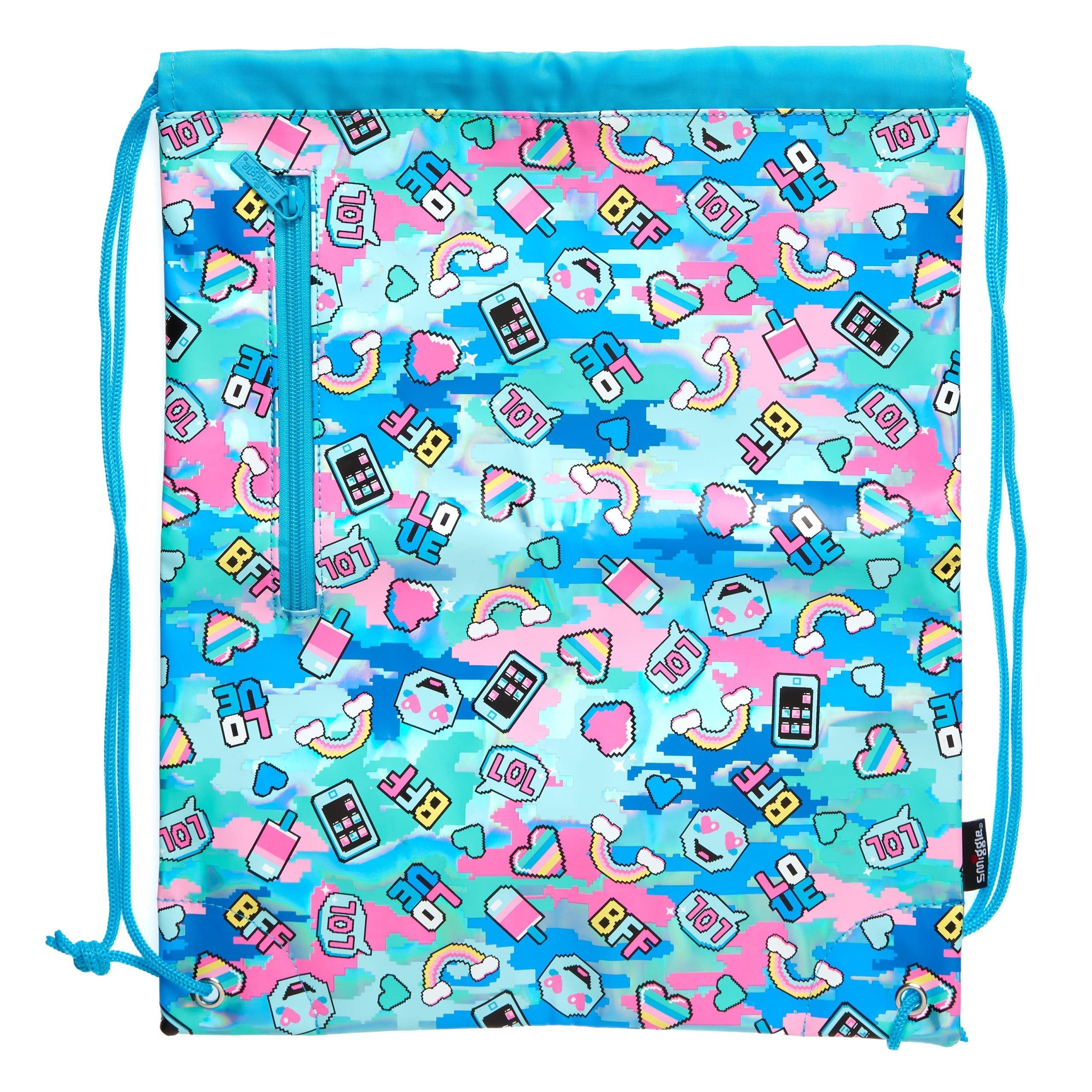 Smiggle - Hide Blue Drawstring Bag