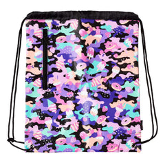 Smiggle - Hide Black-Purple Drawstring Bag