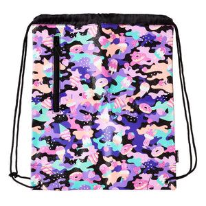 Smiggle - Hide Black-Purple Drawstring Bag